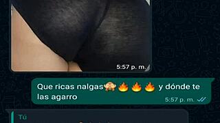 My Latina Friend Heats Up on WhatsApp