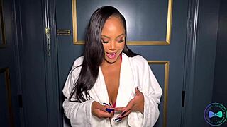 Busty ebony milf slut cheats on her husband with bbc 😈