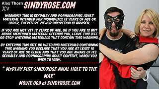 mrplay fists sindy rose anus to max