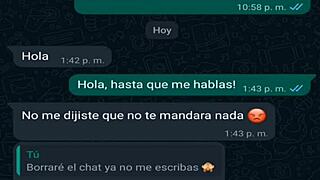 My Latina Friend Heats Up on WhatsApp