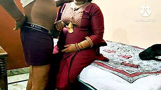 Indian Desi Bhabhi Slams Hard with Gym Boys!