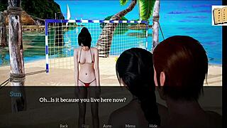 My new family episode with teen girls playing erotic games