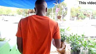 Prada, South African baddie, gives a wild public blowjob, damn she's hot! 😍