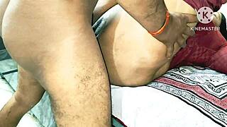 Indian Desi Bhabhi Slams Hard with Gym Boys!