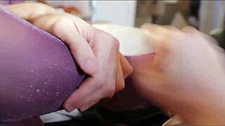 Nylonxtreme update 28, I cum on nylon lurex pantyhose, oops! 😅 Ass and feet fetish.