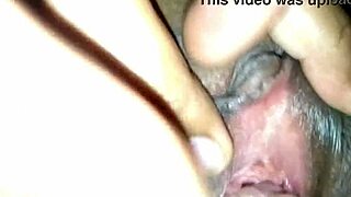 i fucked the pretty student's tight shaved wet pussy until it tore, creampie because of my horny cum