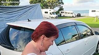 Mature Kiwi Milf At Campground Public Area