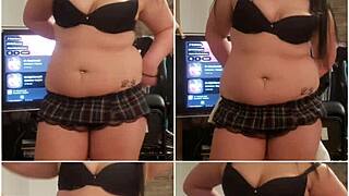 kandy kane, that bbw housewife gives an amazing blowjob