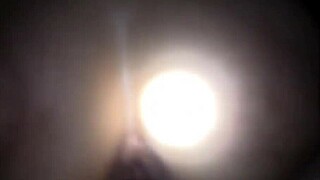 Blonde teen feels free flashing and riding outdoors in homemade passion