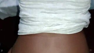 pretty ebony couple doggsytle fucking till i cum in her pussy