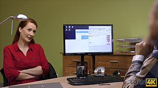 Loan4k hypnotizing boobs win over the credit manager