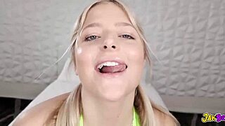 blonde teen incredible bbc interracial blowjob