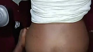 pretty ebony couple doggsytle fucking till i cum in her pussy