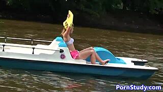 Public Nude Fetish Czech Eurobabe Rides Waterbike Emotionally