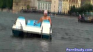 Public Nude Fetish Czech Eurobabe Rides Waterbike Emotionally