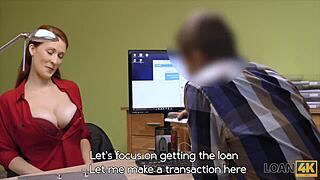 Loan4k hypnotizing boobs win over the credit manager