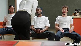 sienna rae's airtight debut at milfy office