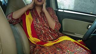 Beautiful Panjabi wife bent over and fucked by husband in car for 2024 video