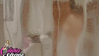 I watched my british neighbor flash her big tits in the shower