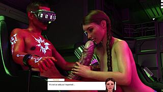 Redhead rides monster cock on holiday midnight ride