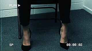 Hey, can one cute girl handle four guys in wild gangbang action?