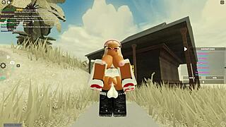 Check out this deepthroat and anal action with ebony and blonde