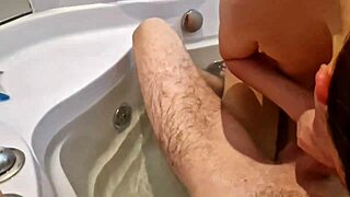 Shaved and Massaged Her Anus Before She Sucked Me Off