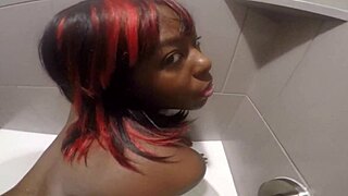 Ambitious Booty Flaunts Tight Pussy and Big Ass for Monster Cock