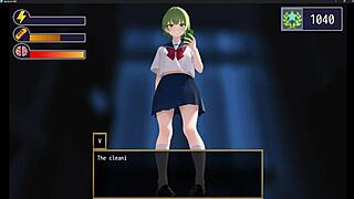 femuzero green haired girl dominates with intense facesitting