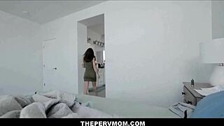 Tiny tattooed stepmom Thalia Rhea rides step son's monster cock while stepdad's away POV 😈