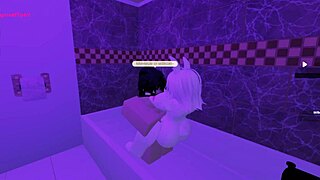 mi conejita rebota su enorme culo en mi verga l roblox 1