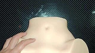 candy everywhere, bent over in all positions for deep creampie! 😍