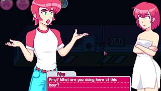 Redhead Step Sister Drops Towel In Shower