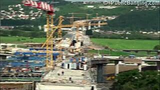 young blonde cutie feels intense fucking in public by two guys