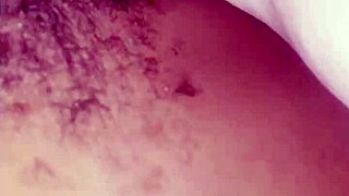 I watch my pussy licked by his monster cock close up