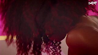 Morena Brunette Masturbates With Dildo To Climax