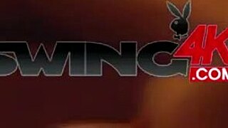 Kongkek rakan baru sepanjang malam di parti swingers liar.