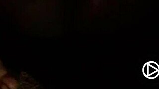 Sucking and Riding Big Black Cock Hard! Tight Pussy Spread Wide!