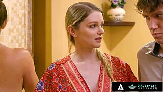 Bold Nuru Massage - Naughty Chanel Preston Starts Wild Threesome