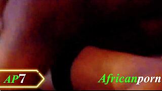 Oh wow, that ebony babe getting pounded hard by a big black cock in doggystyle and missionary!