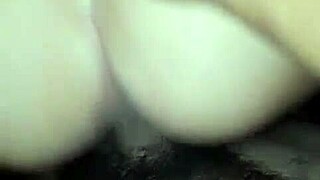 Feeling ecstatic while bent over in doggystyle with a monster cock