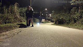 I give blowjob on the street with police watching