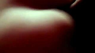 White milf in crossdressing engages in intense fucking session.