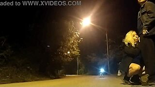 I give blowjob on the street with police watching