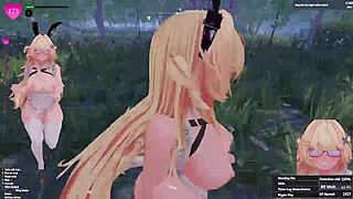 Secret Flasher Manaka drives me wild in this final drone mission anime game