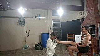 Dirty Beggar Scores Big With Lady In Cowgirl Riding!