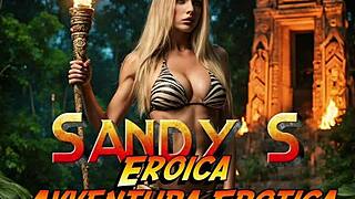 Sandys erotic milf cosplay in wild parody adventure