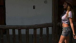 Blonde milf Sandra Romain enjoys outdoor fucking passionately