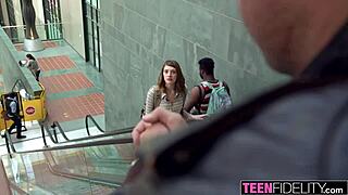 teenfidelity carmen rae gets filled with hot jizz, dang