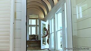 after a day of fishing, these hunks dive into bareback anal play